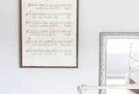 DIY Giant Sheet Music Wall Art