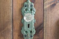 Upcycled Vintage Door Knob Towel Holder