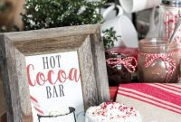 Rustic Soda Crate Hot Cocoa Bar with Free Printable Sign
