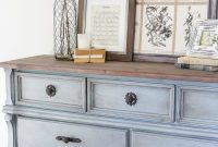 Reviving a Dresser with French Blue