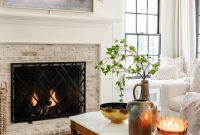 DIY Lime Washed Brick Fireplace: An Easy Tutorial