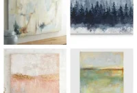 Sophisticated Abstract Acrylic Art