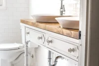Upcycling a Console Table into a Chic Bathroom Vanity