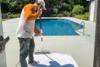 Enduring Style DIY Paint for Concrete Pool Decks and Patios