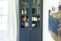 Hale Navy IKEA Cabinet Office Glow Up