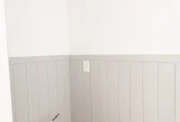 Elevate Your Bathroom Style: Vertical Shiplap Wainscoting You Can DIY