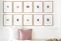 Autumn’s Artistry: Pressed Leaf Gallery and Fall Foyer