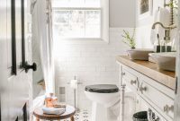 Monochrome Bathroom Makeover for Timeless Style