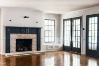 DIY Shiplap Ceiling and Crown Molding Makeover