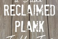 Craft an Aged Wood Tabletop From Scratch