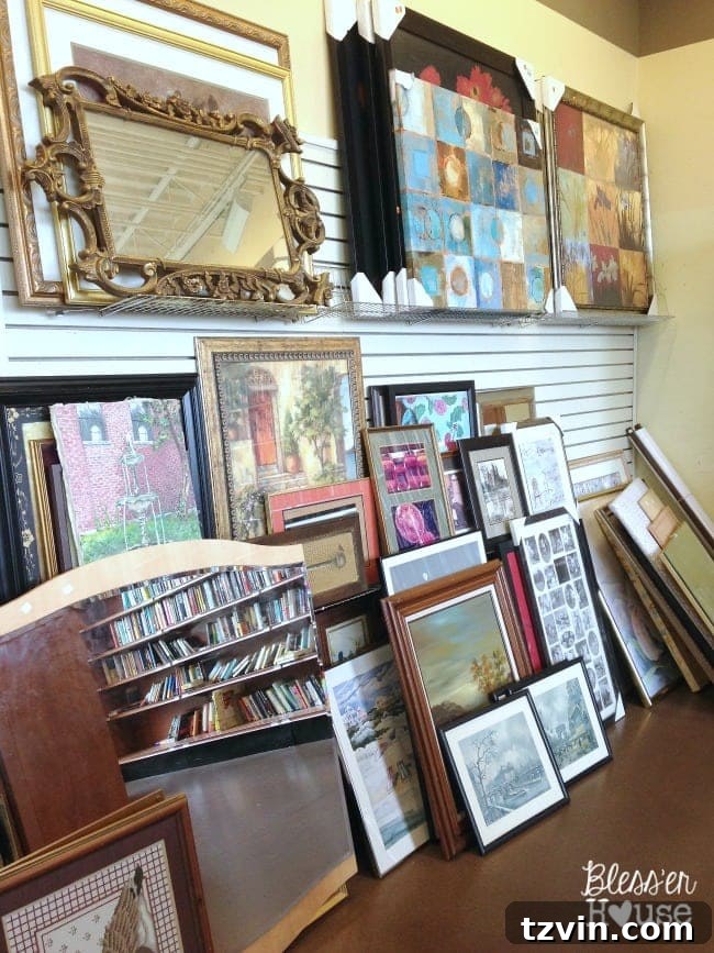 Goodwill Gold: Professional Shoppers Share Their Top Thrift Hacks 6 12 Goodwill Shopping Secrets Revealed | Bless'er House -- Goodwill always has amazing and unique picture frames that you can repurpose for a TON of DIY projects. You never know what you'll find!