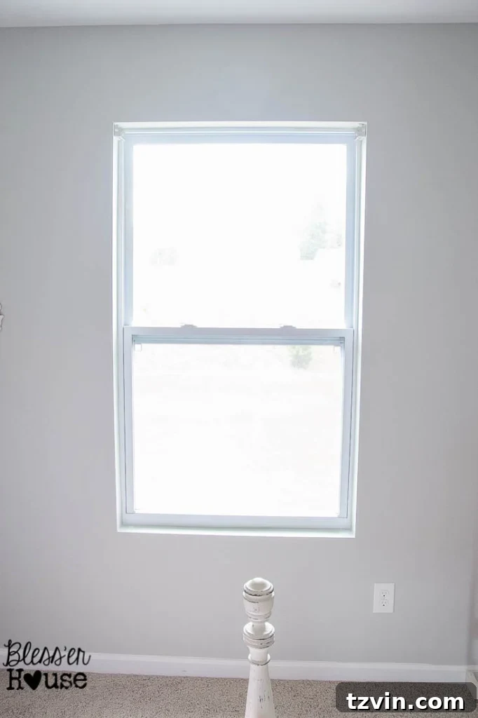 window before without trim