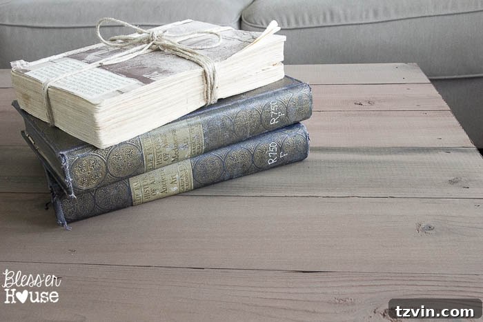 Reclaimed Barnwood Coffee Table 9 Detailed view of DIY Barn Wood Coffee Table Top