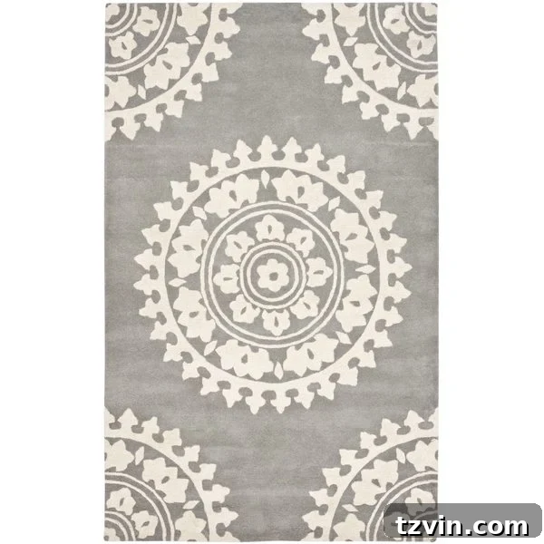 12 Greige Rugs That Look Expensive But Aren't 12 Safavieh Handmade Soho Light Grey / Ivory Rug: A luxurious greige rug crafted from New Zealand wool, featuring a sophisticated light grey and ivory palette perfect for contemporary spaces. Its high-quality material ensures durability and a plush feel.