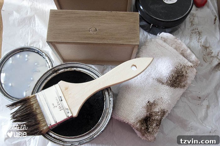 Industrial Office Supply Organizer From an Old Jewelry Box | Bless'er House