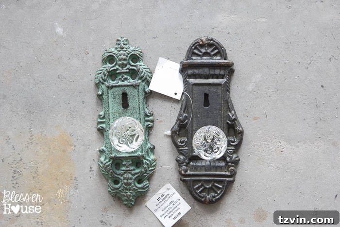 DIY Antique Door Knob Towel Rack | Bless'er House