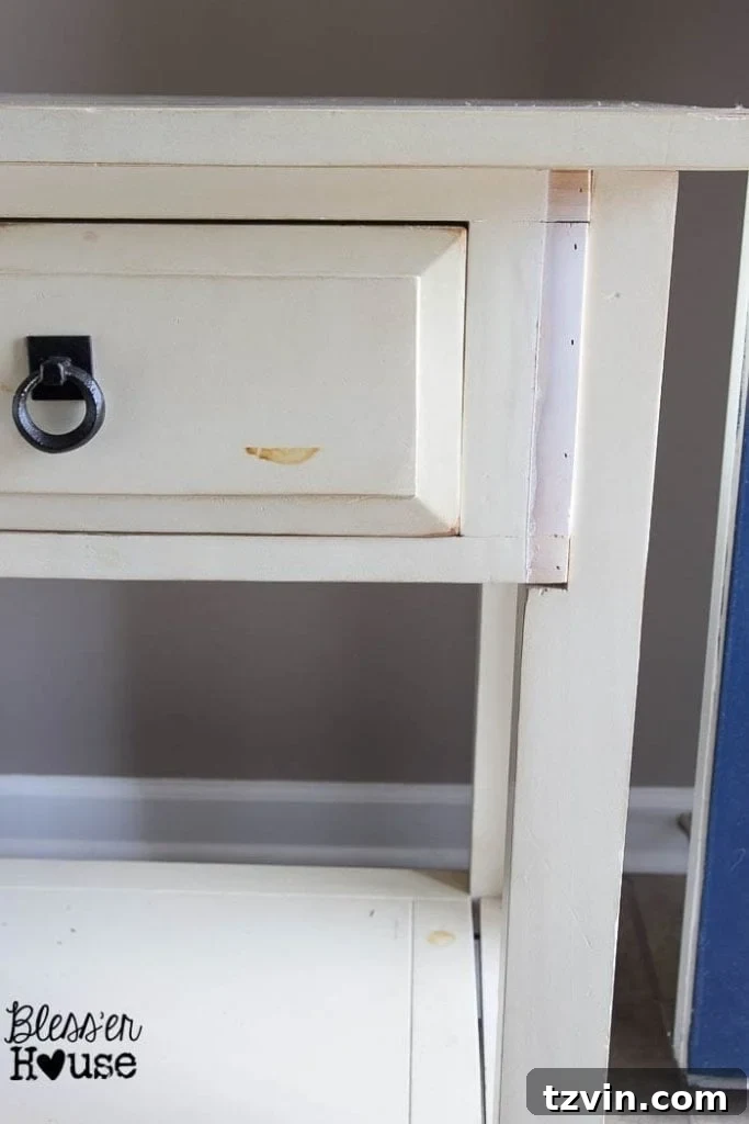 Foyer Transformation: Console Table Refresh 4 Console Table Before