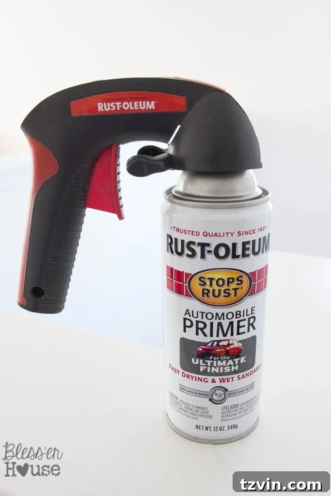 Revamp Your Bathroom Fixtures with Spray Paint 11 spray paint grip
