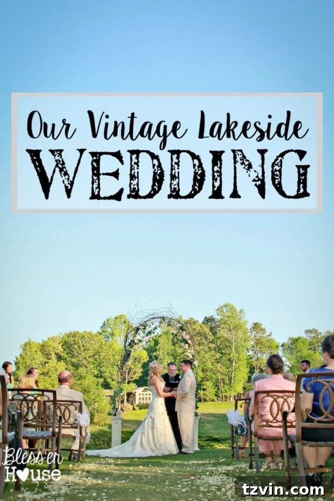 Lakeside Love Story: From Then to Forever 2 Our Vintage Lakeside Wedding