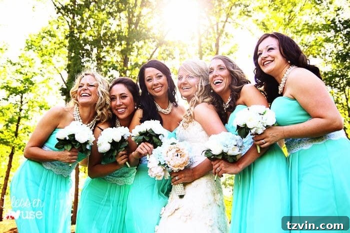 Lakeside Love Story: From Then to Forever 20 Bridesmaids