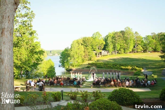 Lakeside Love Story: From Then to Forever 33 Bride and groom