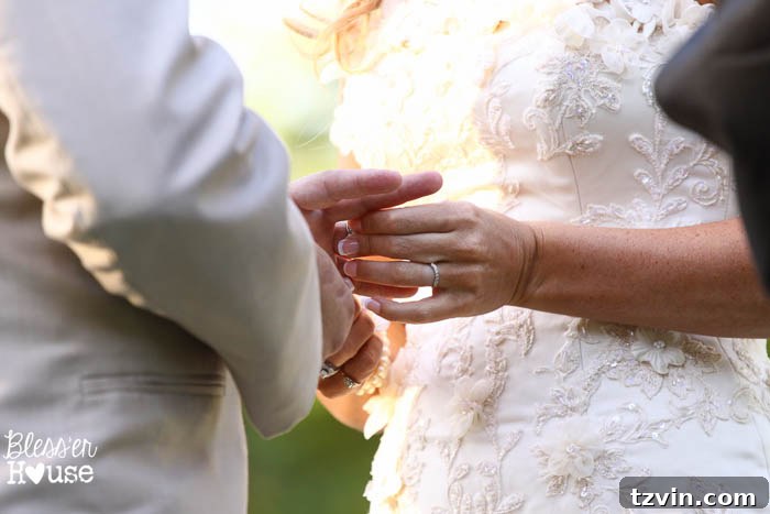 Lakeside Love Story: From Then to Forever 34 Bride and groom ring