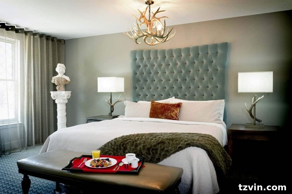 Modern Rustic Master Bedroom Design Plan | www.blesserhouse.com