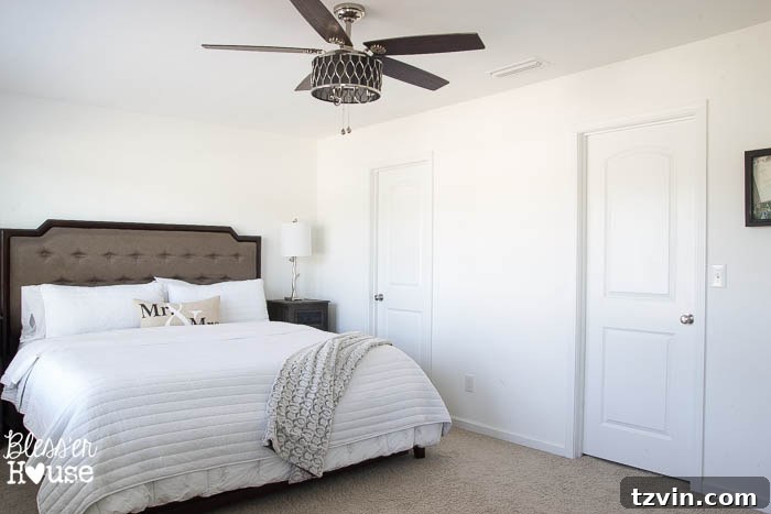 Modern Rustic Master Bedroom Design Plan | www.blesserhouse.com