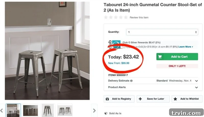 Affordable metal counter stools through online discount shopping.