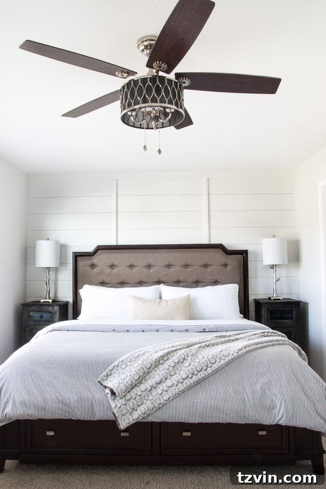 The Big Reveal: Our DIY Planked Board and Batten Accent Wall Transformation 3 DIY Planked Board and Batten Focal Wall Reveal | blesserhouse.com
