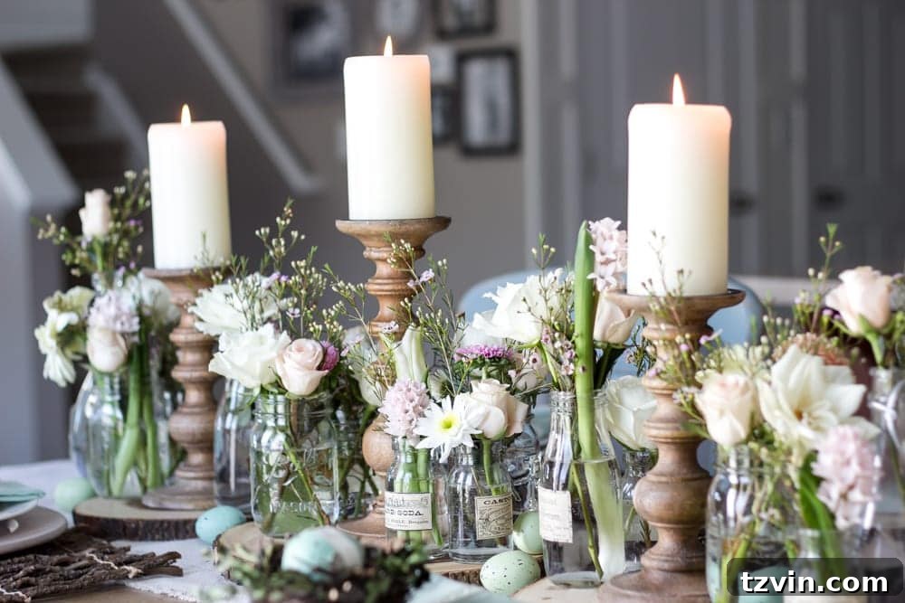 Blossoming Easter Brunch Table 13 Warm and inviting Easter Brunch Tablescape