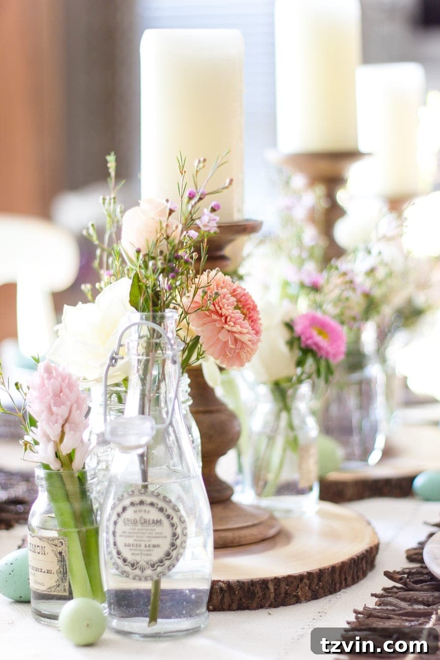 Blossoming Easter Brunch Table 6 Beautifully arranged Easter Brunch Tablescape