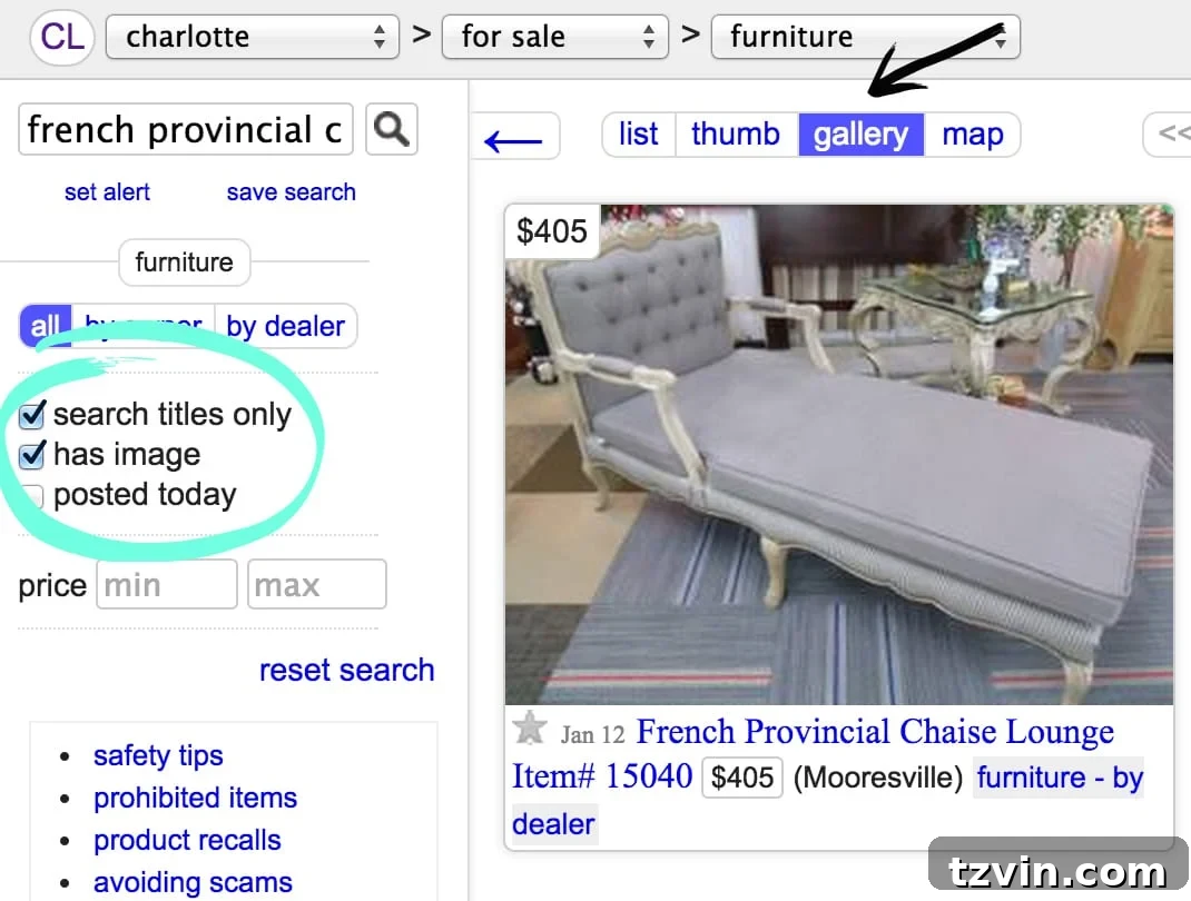 Craigslist Gallery View