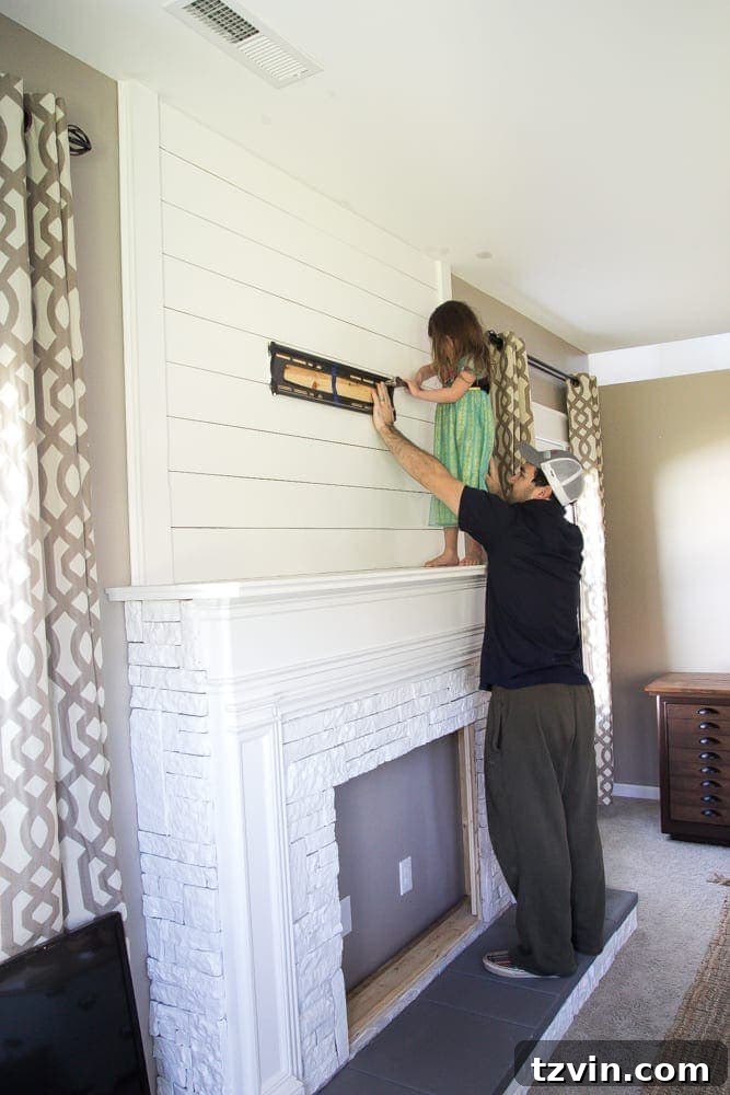 DIY Faux Fireplace Materials: Brick Hardboard and Essential Tools
