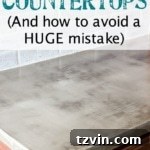Thumbnail of DIY Feather Finish Concrete Countertops project