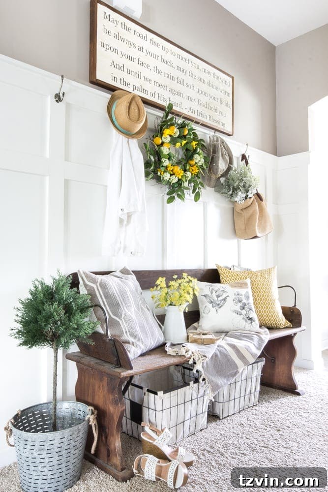 My 2016 Summer House Reveal 11 Hallway Mudroom