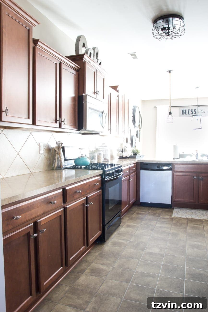 Unveiling Our Modern Farmhouse Kitchen Remodel 9 Modern Farmhouse Kitchen Makeover Reveal | blesserhouse.com - So many budget-friendly DIY projects packed into one kitchen!
