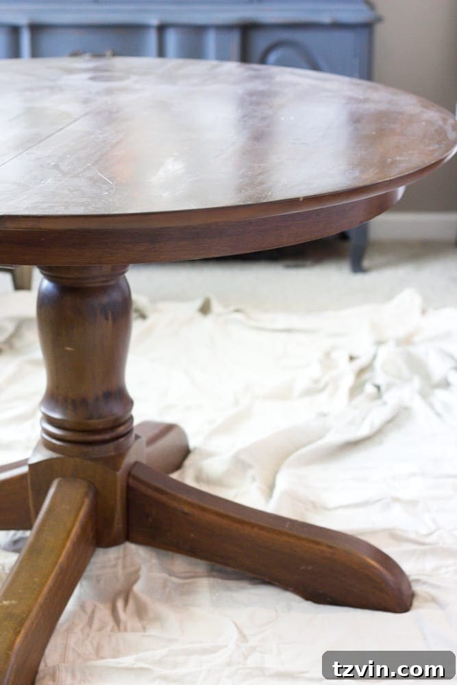Oak Dining Table Reborn 2 Weathered Oak Dining Table Makeover