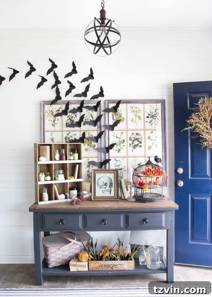 Halloween Entryway and Potion Printables + 35 Free Fall Printables | blesserhouse.com