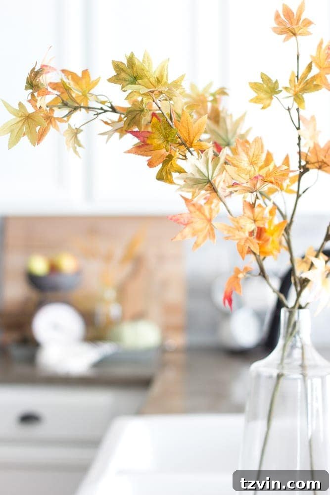 Fall Home Tour 2016 | blesserhouse.com - Tips and tricks for how to incorporate fall decor easily and inexpensively in your home. 