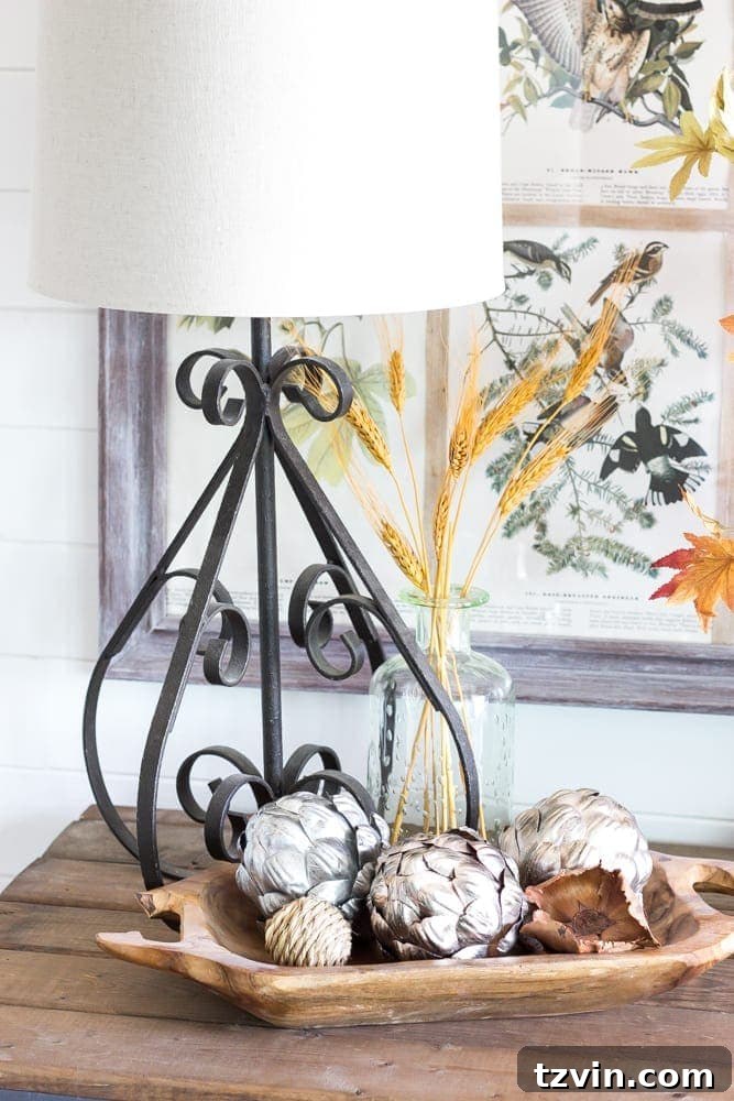 Fall Home Tour 2016 | blesserhouse.com - Tips and tricks for how to incorporate fall decor easily and inexpensively in your home. 