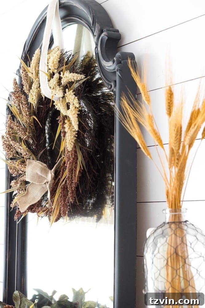 Fall Home Tour 2016 | blesserhouse.com - Tips and tricks for how to incorporate fall decor easily and inexpensively in your home. 