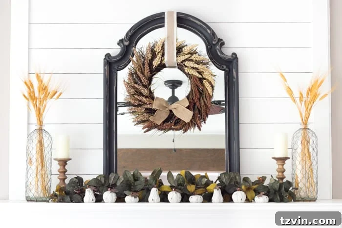 Fall Home Tour 2016 | blesserhouse.com - Tips and tricks for how to incorporate fall decor easily and inexpensively in your home. 