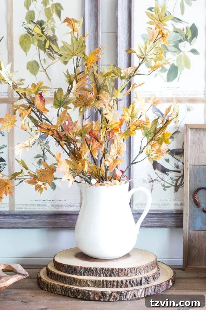 Fall Home Tour 2016 | blesserhouse.com - Tips and tricks for how to incorporate fall decor easily and inexpensively in your home. 