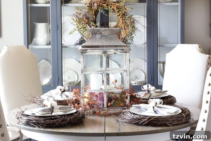 Fall Home Tour 2016 | blesserhouse.com - Tips and tricks for how to incorporate fall decor easily and inexpensively in your home. 