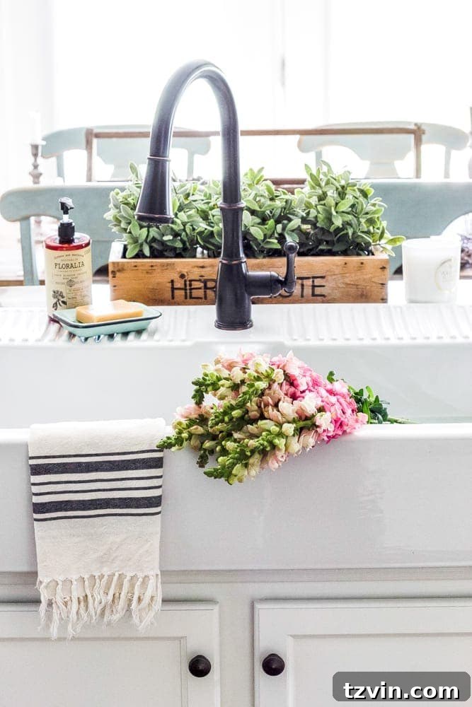 Is the IKEA Farmhouse Sink Worth It 2 IKEA Farmhouse Sink Review | blesserhouse.com - What to know before buying the Ikea farmhouse sink Domsjo- how well it cleans, how functional it is, and if it's the right investment for your kitchen.