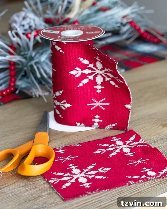 Charming Nordic Knit Mini Christmas Trees 4 DIY Nordic Sweater Mini Christmas Trees | blesserhouse.com - How to make Nordic sweater mini Christmas Trees using just florist foam, ribbon, and hot glue for cute decor accents on tabletops and mantels.
