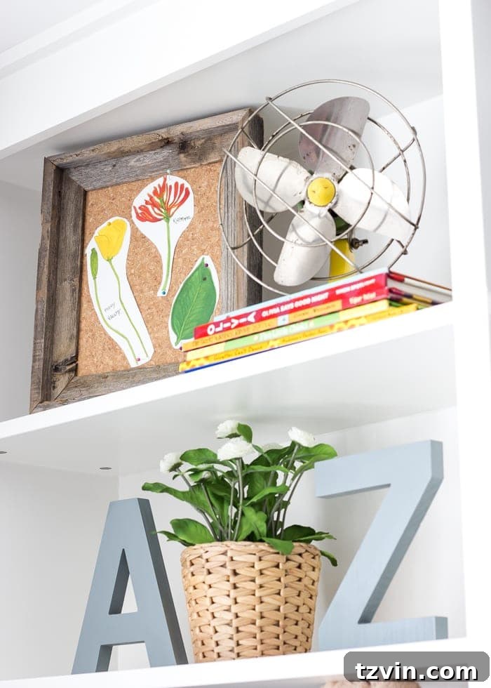 Eclectic Farmhouse Playroom Makeover | blesserhouse.com - A boring and cluttered playroom gets a modern eclectic farmhouse makeover on a budget with DIY projects, smart storage solutions, and inexpensive finds. popular pin