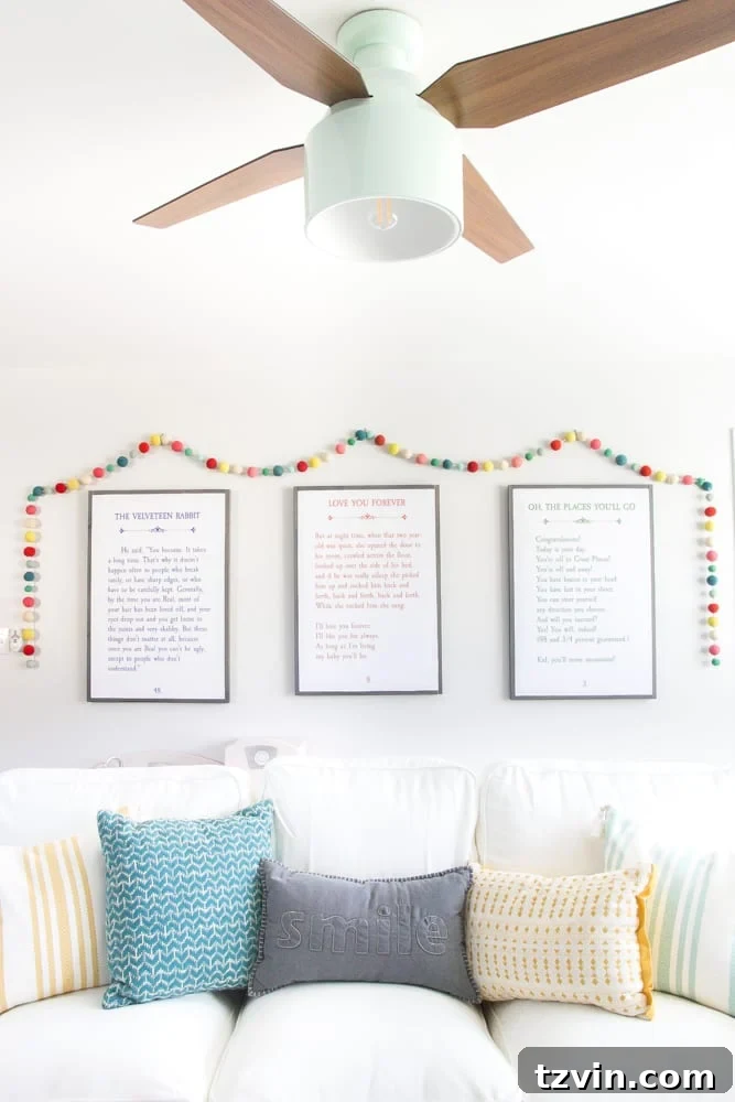 Eclectic Farmhouse Playroom Makeover | blesserhouse.com - A boring and cluttered playroom gets a modern eclectic farmhouse makeover on a budget with DIY projects, smart storage solutions, and inexpensive finds. popular pin