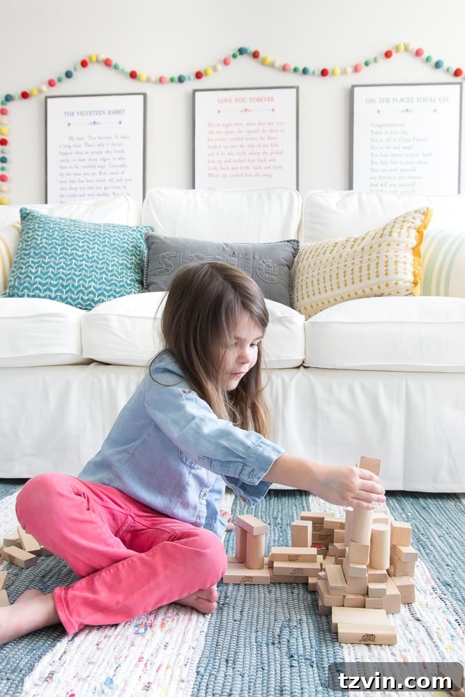 Craft Your Own Storybook Art 13 DIY Storybook Art | blesserhouse.com - How to make DIY storybook art for less than $30 using just plywood, 1x2 boards, and colored engineer prints plus 3 free printables.